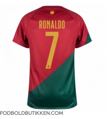 Portugal Cristiano Ronaldo #7 Hjemmebanetrøje VM 2022 Kortærmet